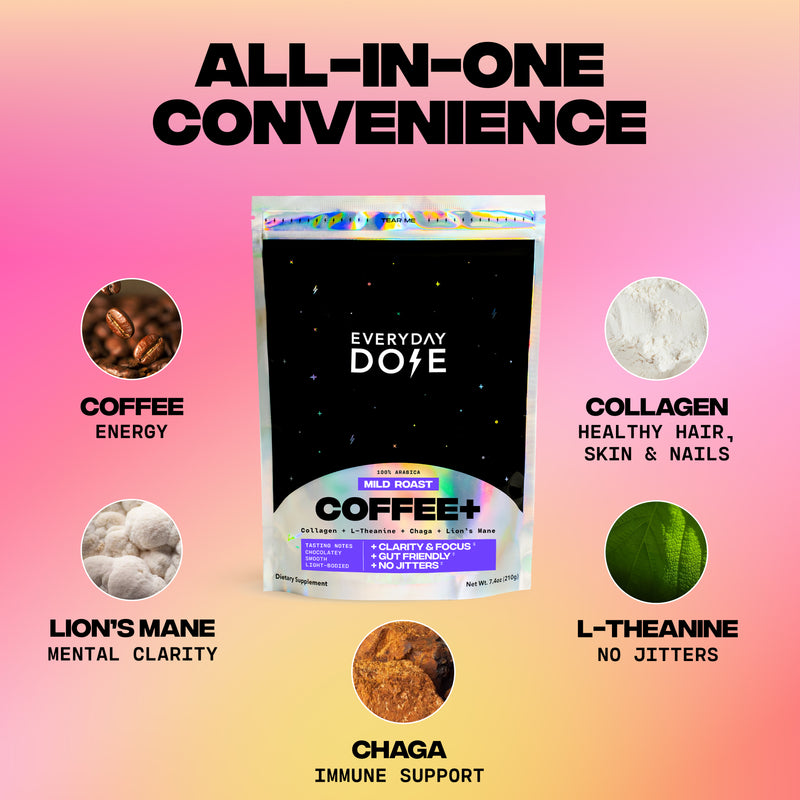 30 porciones de café + Kit de inicio GRATIS + 7 sobres para llevar GRATIS