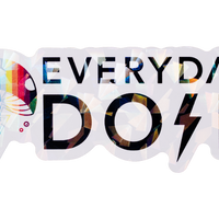 Events Dose sticker featuring colorful lightning bolt design with everyday dose text in bold black letters