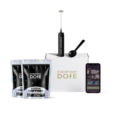 60 Servings of Coffee+ Medium Roast + FREE Starter Kit