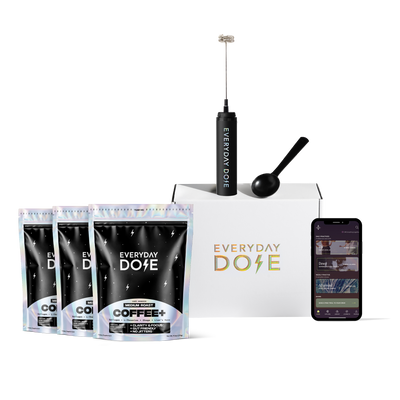 90 Servings of Coffee+ Medium Roast + FREE Starter Kit