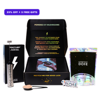 30 Serving of Mushroom Coffee + FREE Starter Kit with collagen, nootropics, and mushroom blend for focus, mood, energy, and stress reduction