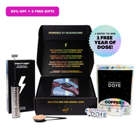 30 Serving of Mushroom Coffee + FREE Starter Kit with electric mixer, collagen protein, and nootropics giveaway special