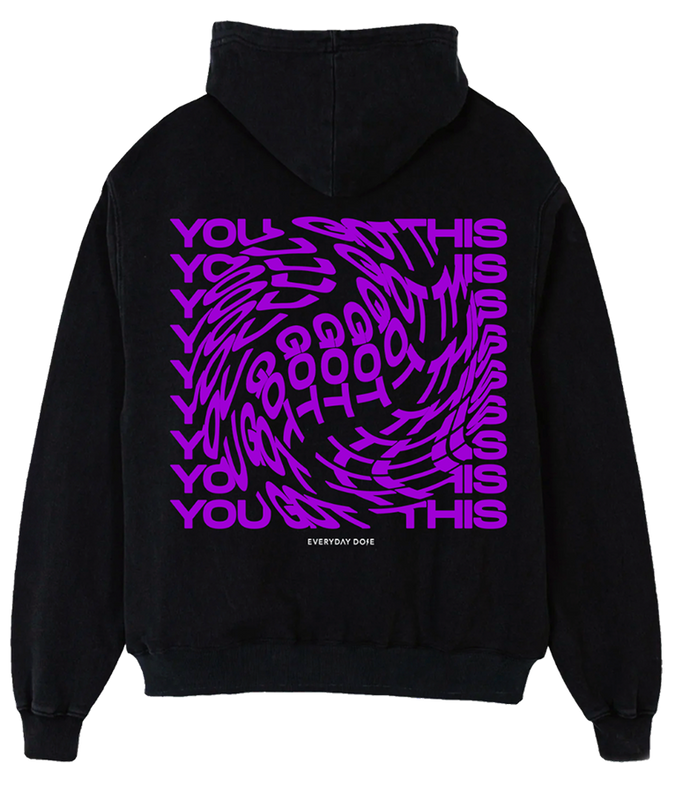 [DOSE REWARDS] Sudadera con capucha negra 